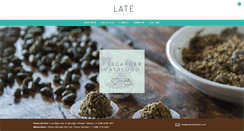 Desktop Screenshot of latechocolates.com