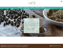 Tablet Screenshot of latechocolates.com